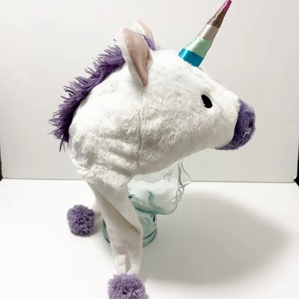 Unicorn plush hat